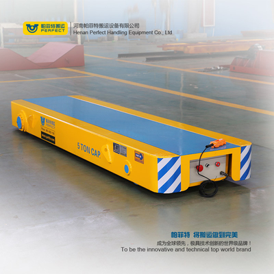 Explosion-proof Production Line Automatic Track Trolley Heavy Material Transfer Trolley