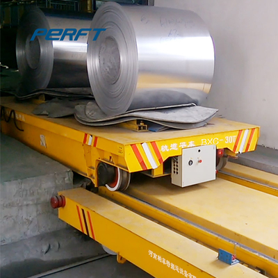 Factory Explosion Proof Aluminum Coil Rail Electric Transfer Cart