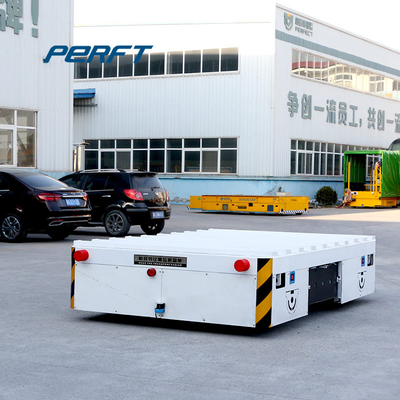 Machinery Repair Shops AGV Transfer Cart 25 Ton Automatic Guide Electric Trackless Transport Vehicle