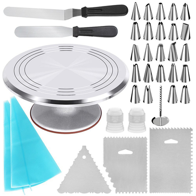 Sustainable Cake Stand Cake Turntable 12 Inches MetalDecorating Cake Turntable Tools