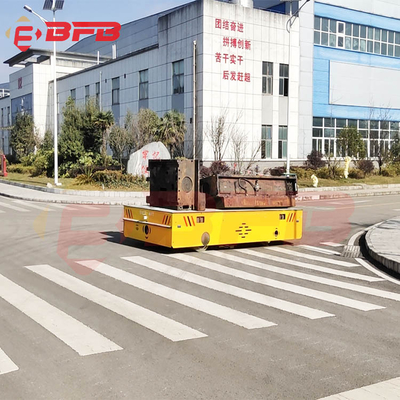 Industrial Sized Transfer 50ton Electric Vehicle Electric Transfer Cart For Car Body Dies Handling