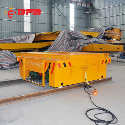 Storage warehouse / heavy duty sliding table 10T industry field large wire rail carry bogie for sale