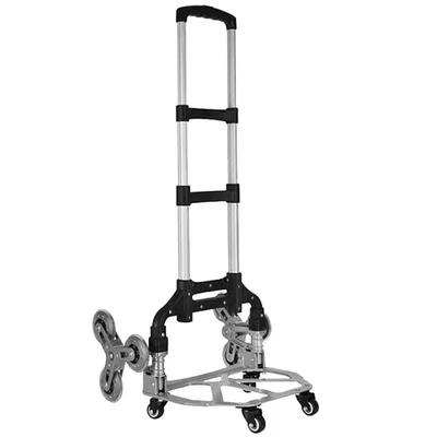 deliver goods portable stair climb trolley climbing hand truck platform climbing cart folding cart can fold 480*480*1000 mm