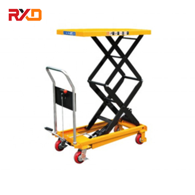 Safety Easy Operation Convenience Design Low Profile Hydraulic Lift Tables For Workshop Self Propelled Lift Platform Battery Operated Optional